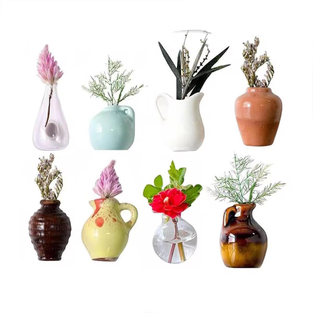 🌼 The Tiny Bloom Vases Fridge Magnets